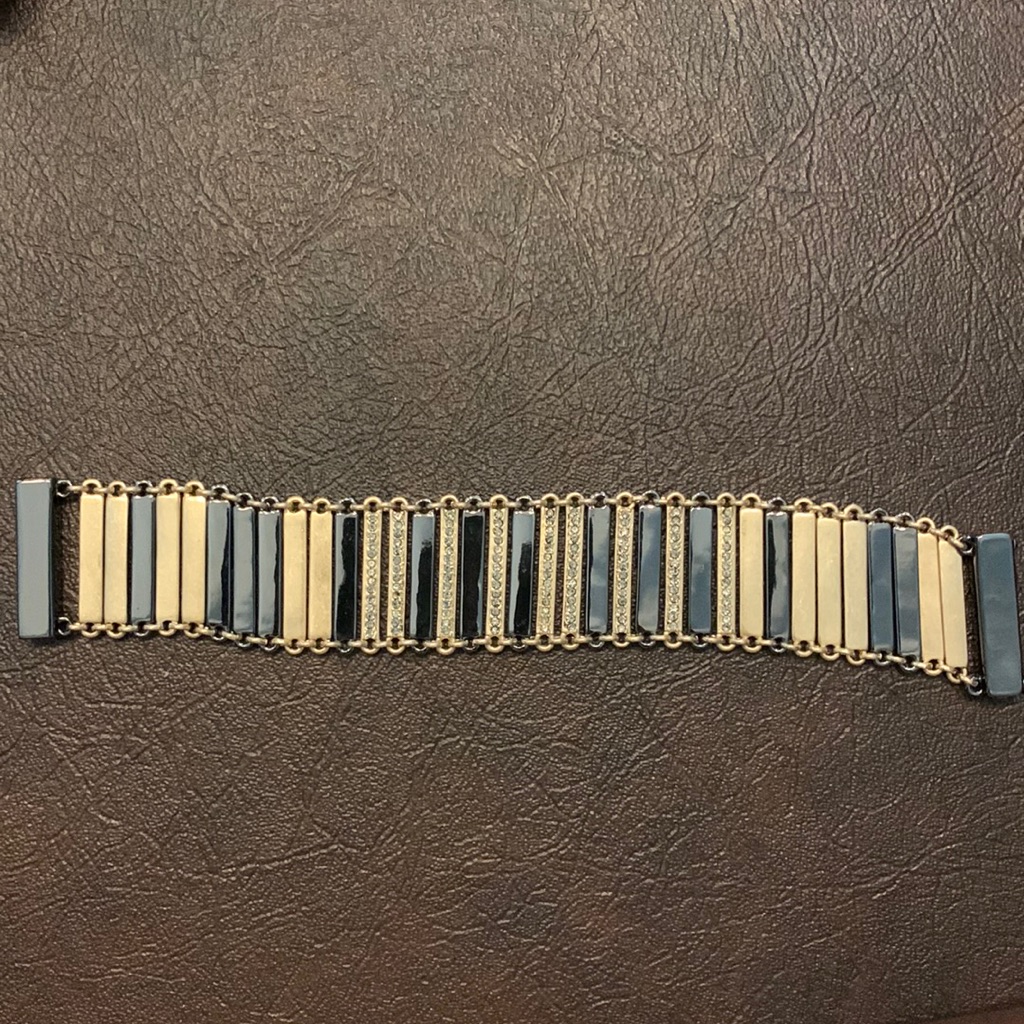 Kenneth Cole New York Reversible GoldHematite Bar Bracelet 10$